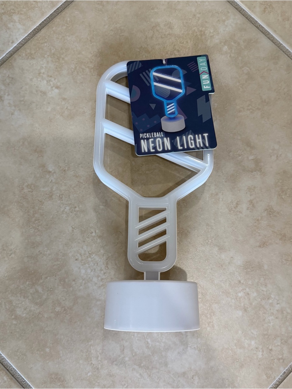 Pickleball Paddle Neon Light